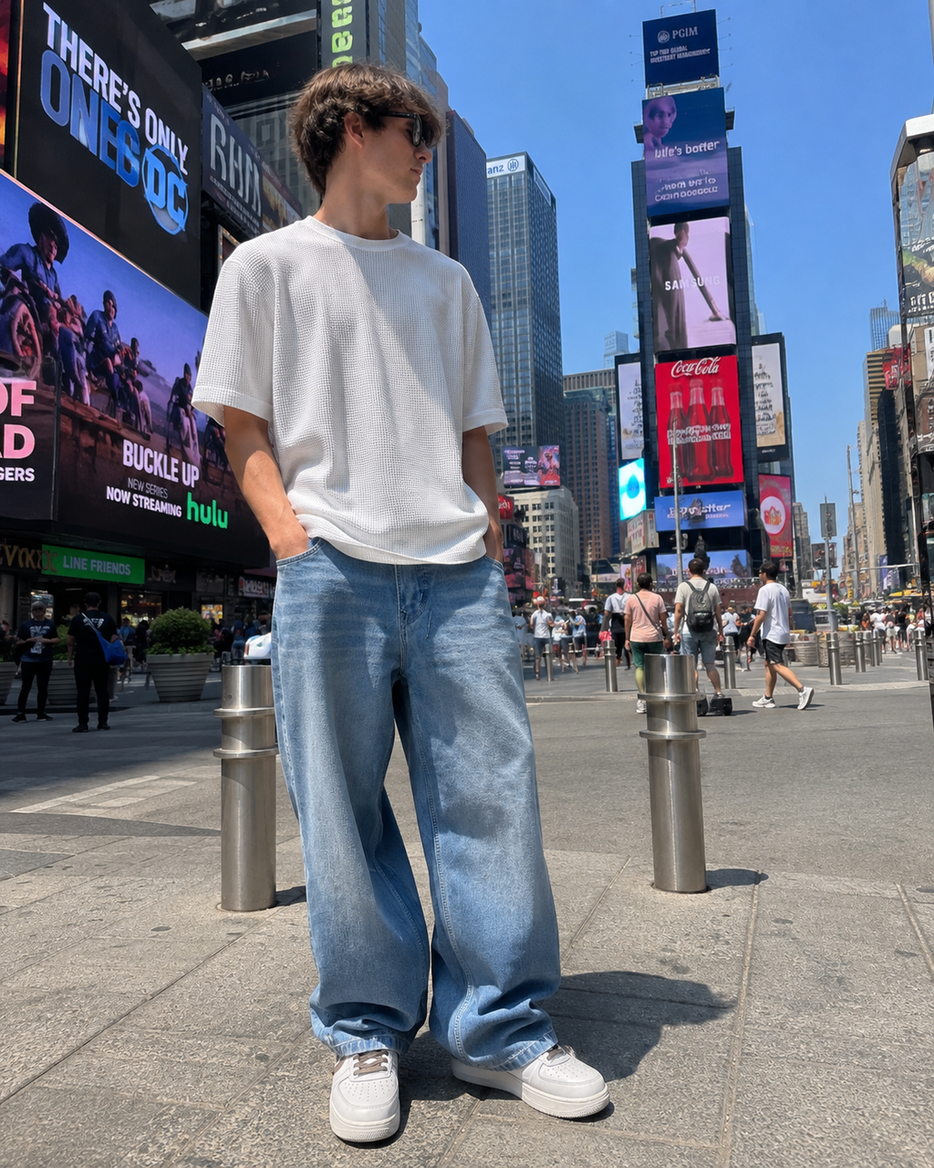 JJ BLUE BAGGY 2118