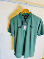 AMG MERC COLLAR TSHIRT - SEA GREEN