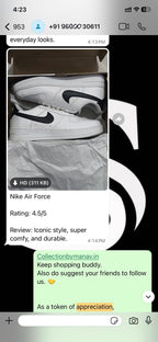 N AF1 LOW (BLACK TICK)
