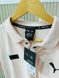 AMG MERC COLLAR TSHIRT - LIGHT PINK