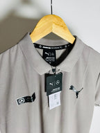 AMG MERC COLLAR TSHIRT - GREY (SALE)