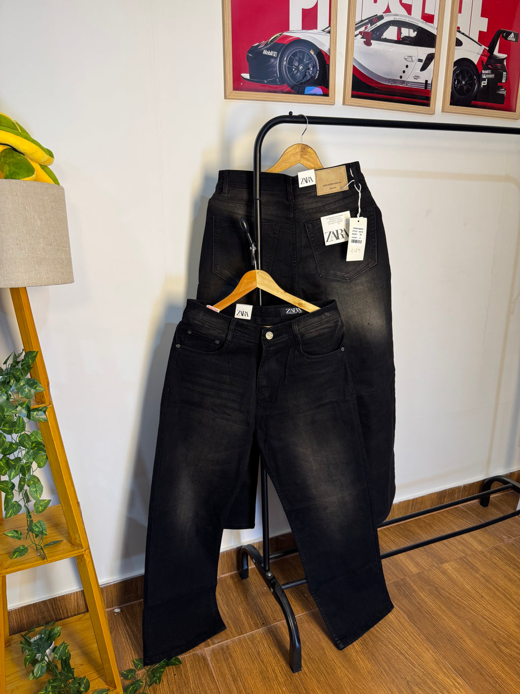 ZR BLACK BAGGY JEANS 2129 (BROWN FADE)