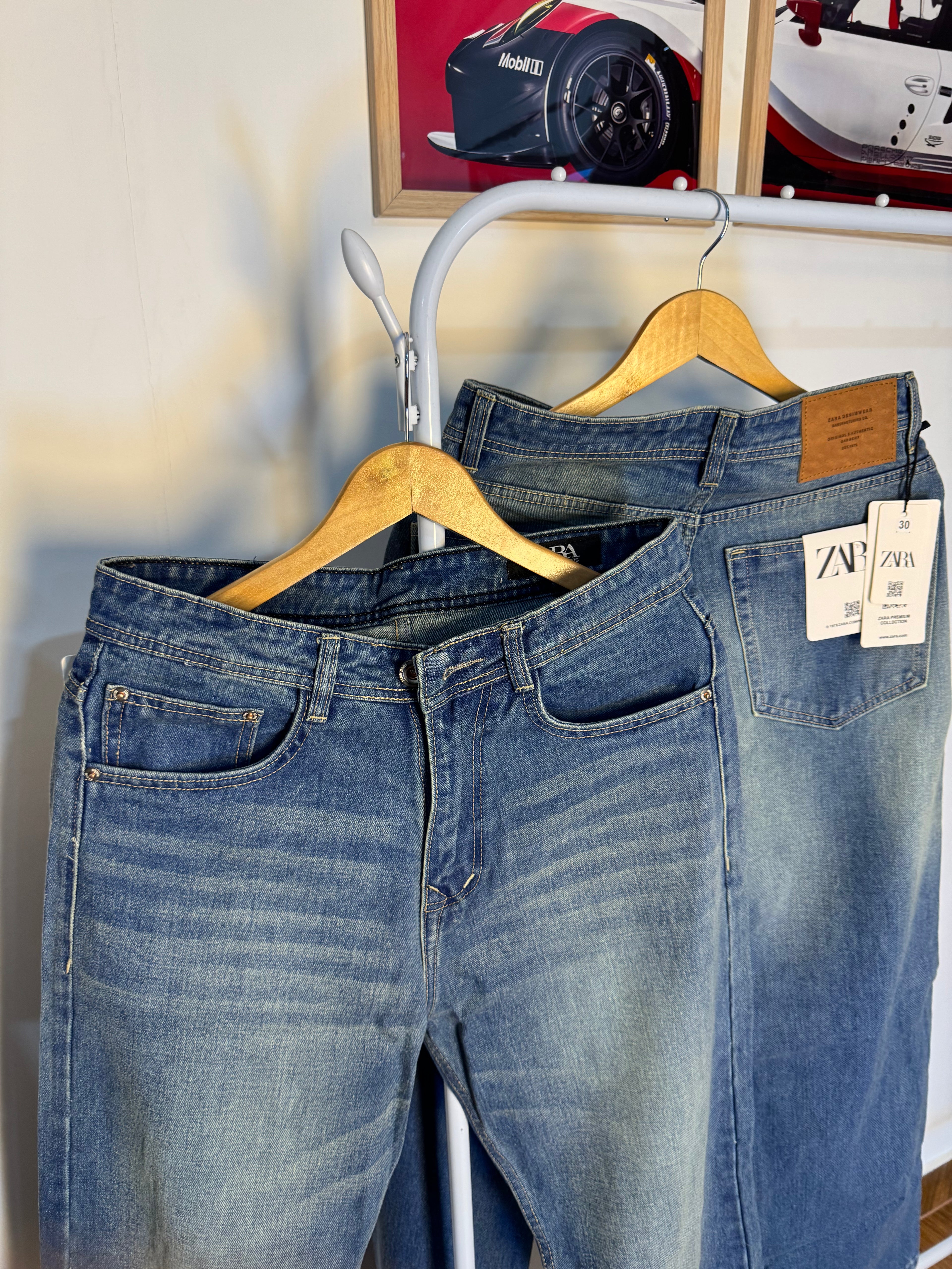 ZR BLUE FADED BAGGY JEANS 2127