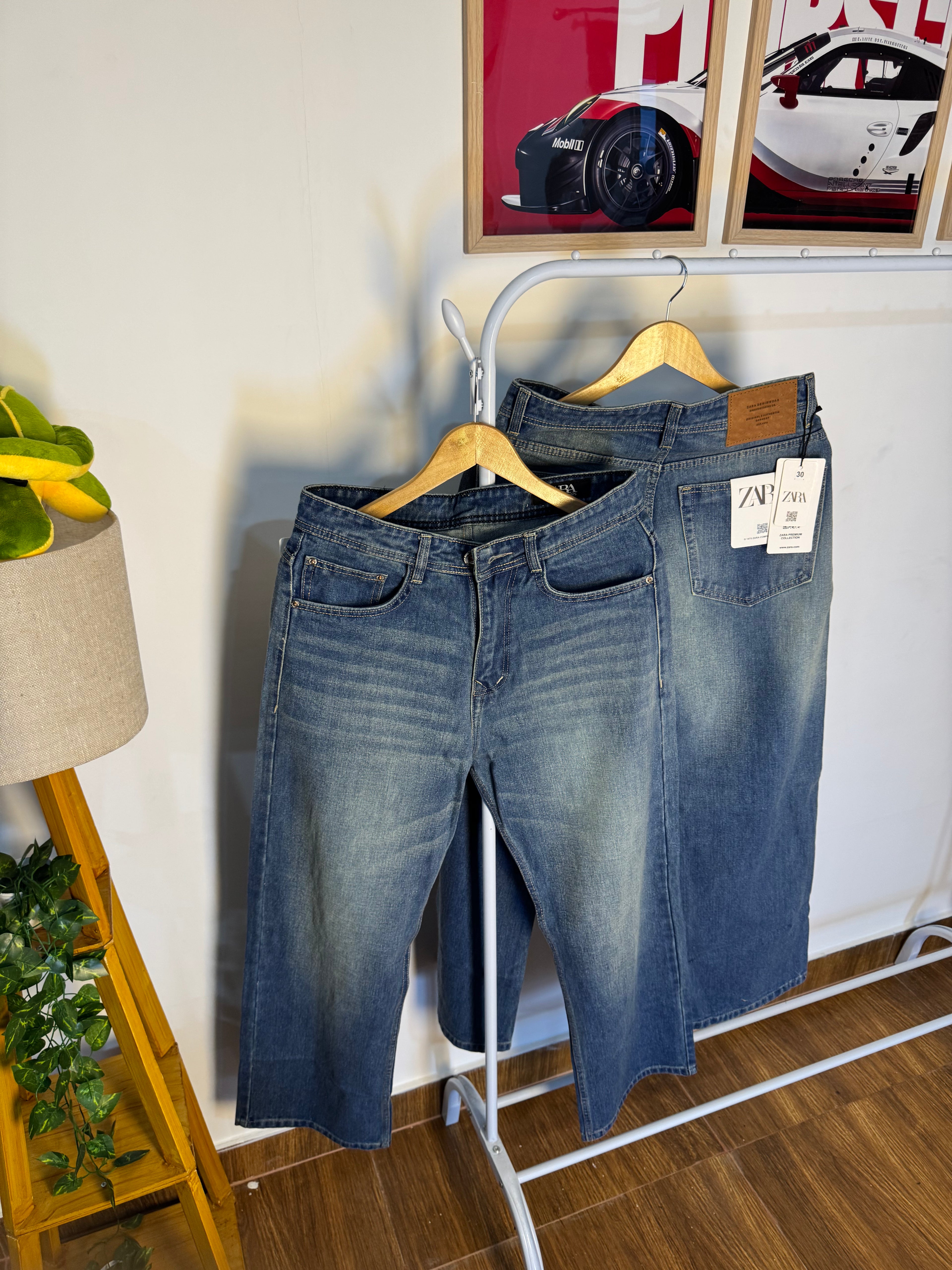 ZR BLUE FADED BAGGY JEANS 2127