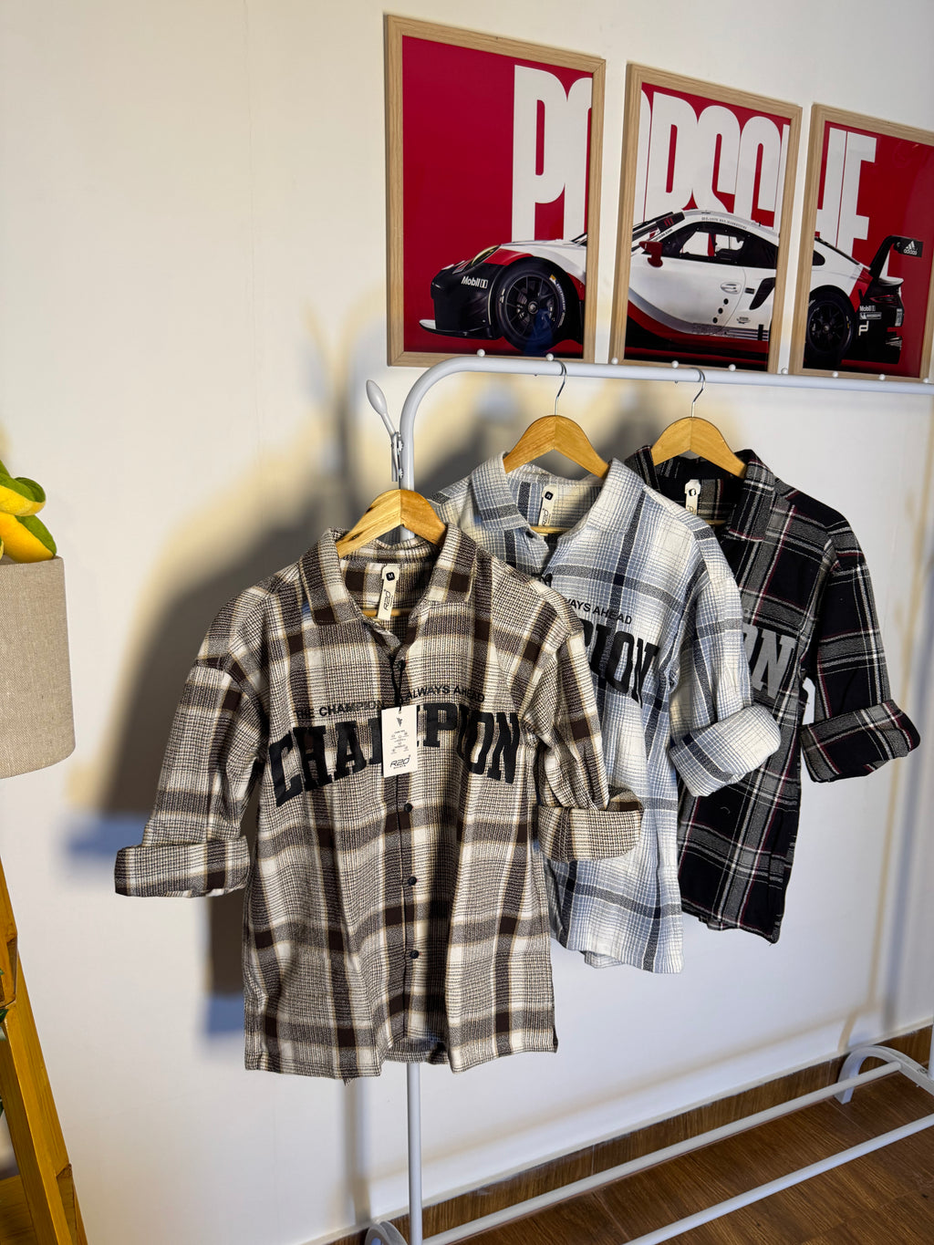 CHMPION CHECKS SHIRT 2147 (BOXY)