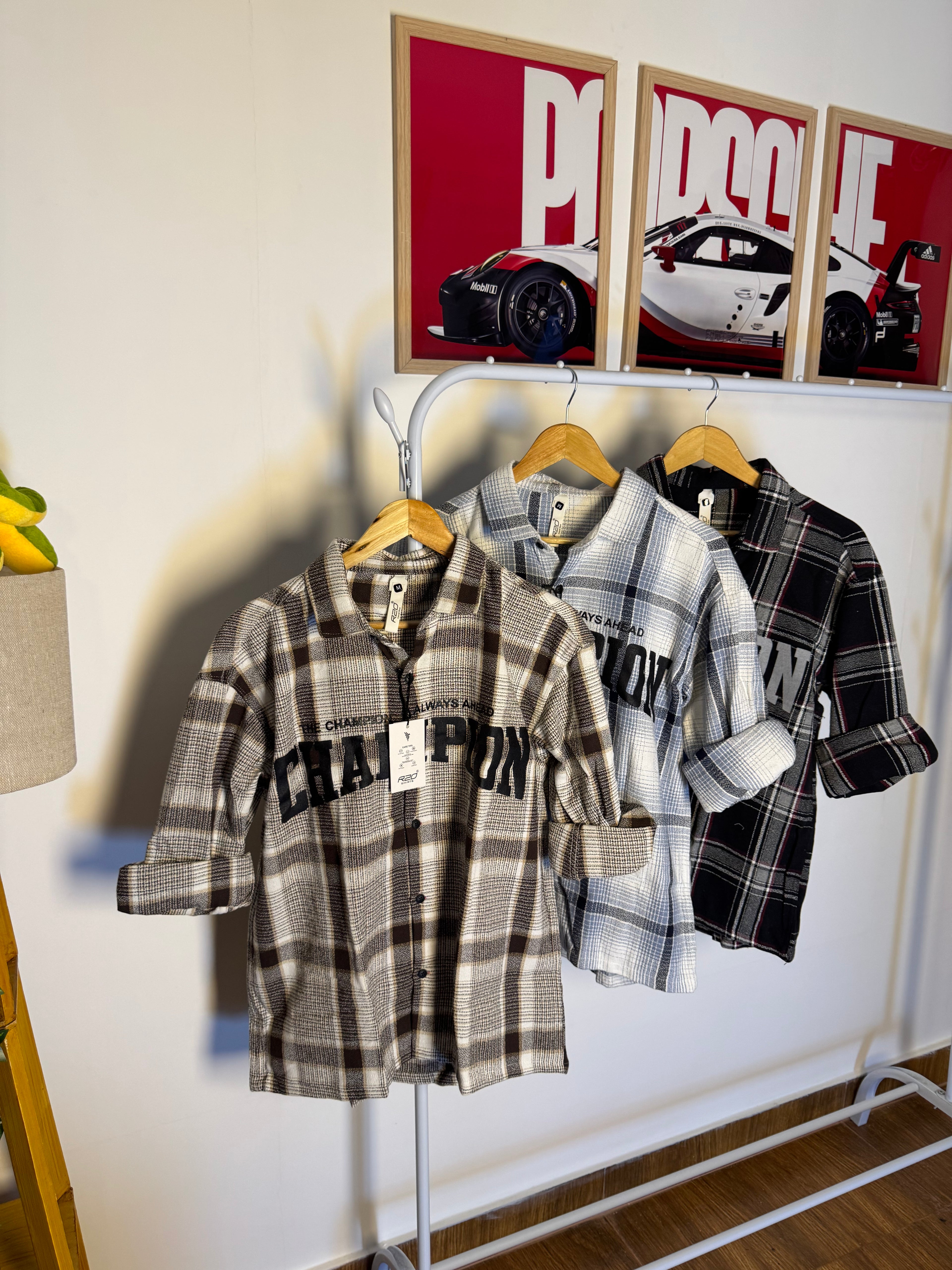 CHMPION CHECKS SHIRT 2147 (BOXY)