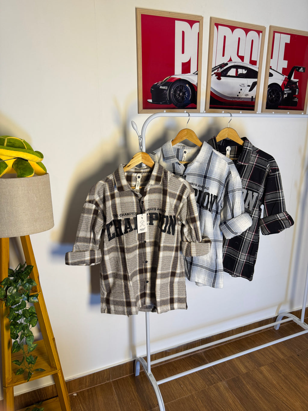 CHMPION CHECKS SHIRT 2147 (BOXY)