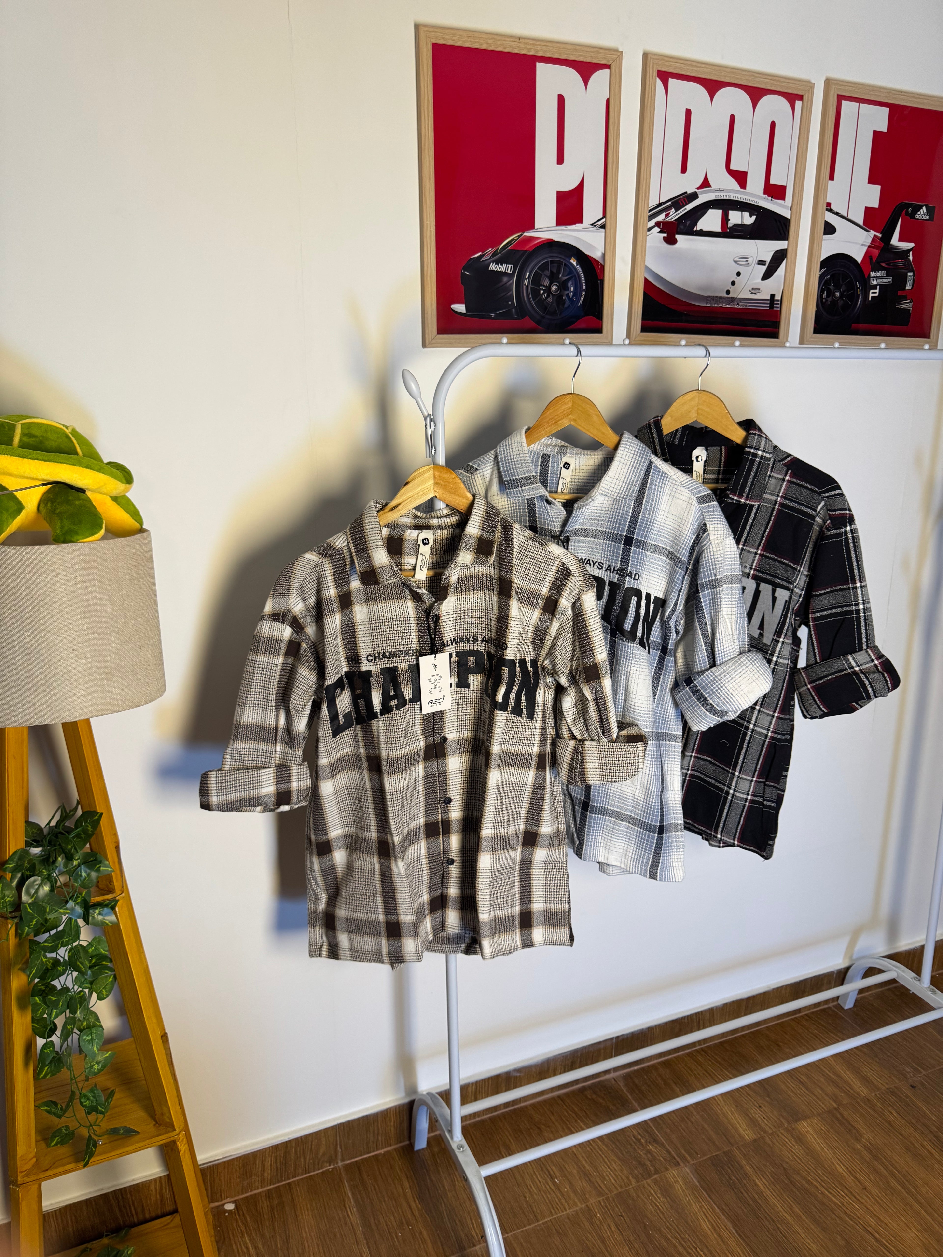 CHMPION CHECKS SHIRT 2147 (BOXY)
