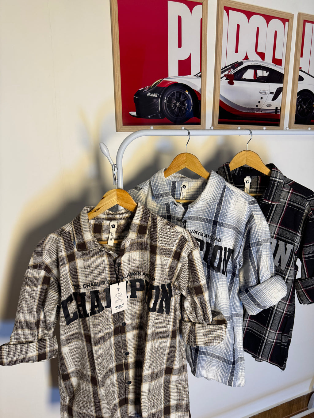 CHMPION CHECKS SHIRT 2147 (BOXY)