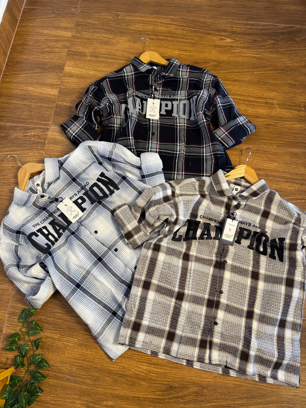CHMPION CHECKS SHIRT 2147 (BOXY)