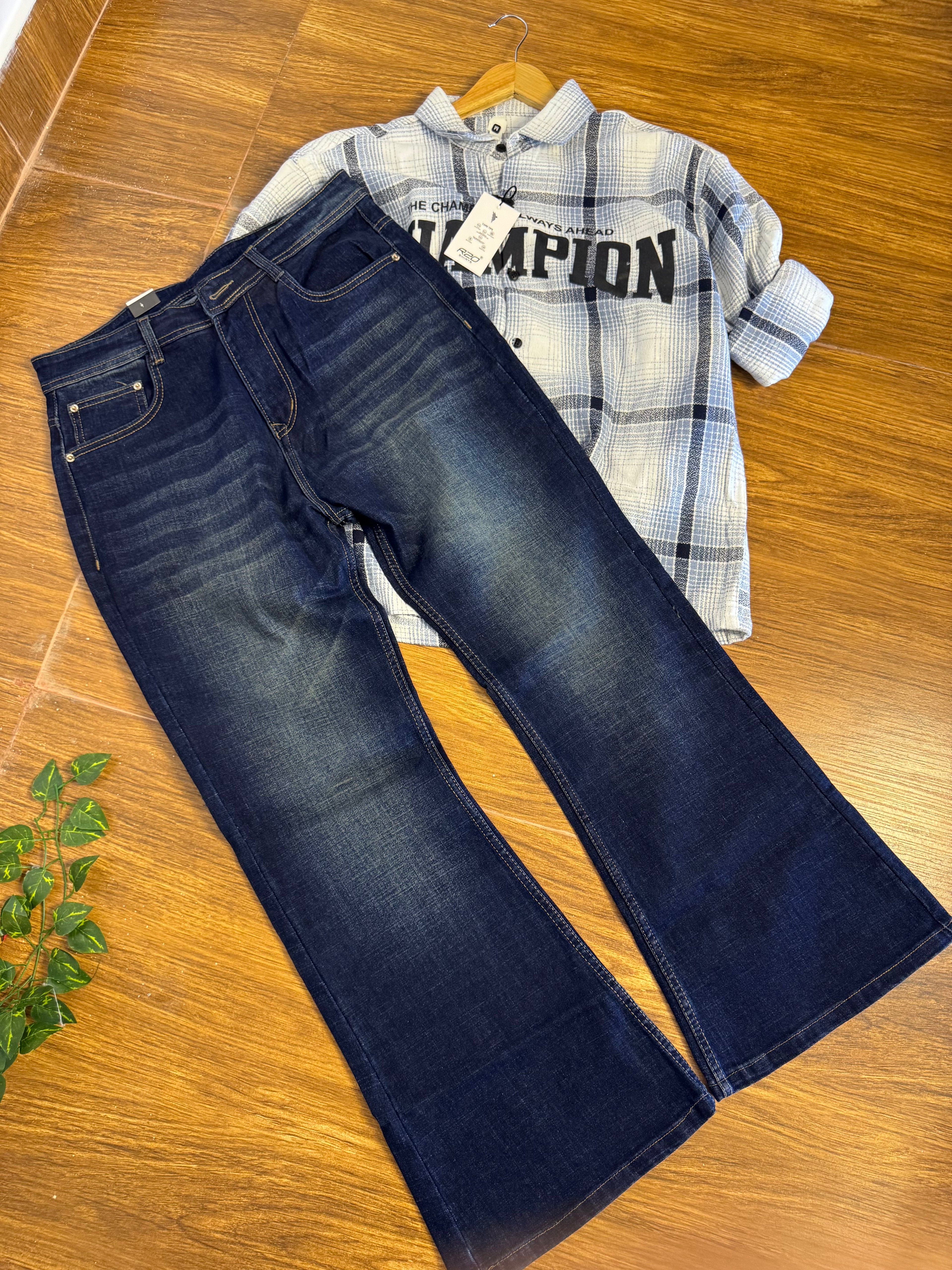 ZR BLUE FADED BOOTCUT JEANS 2125
