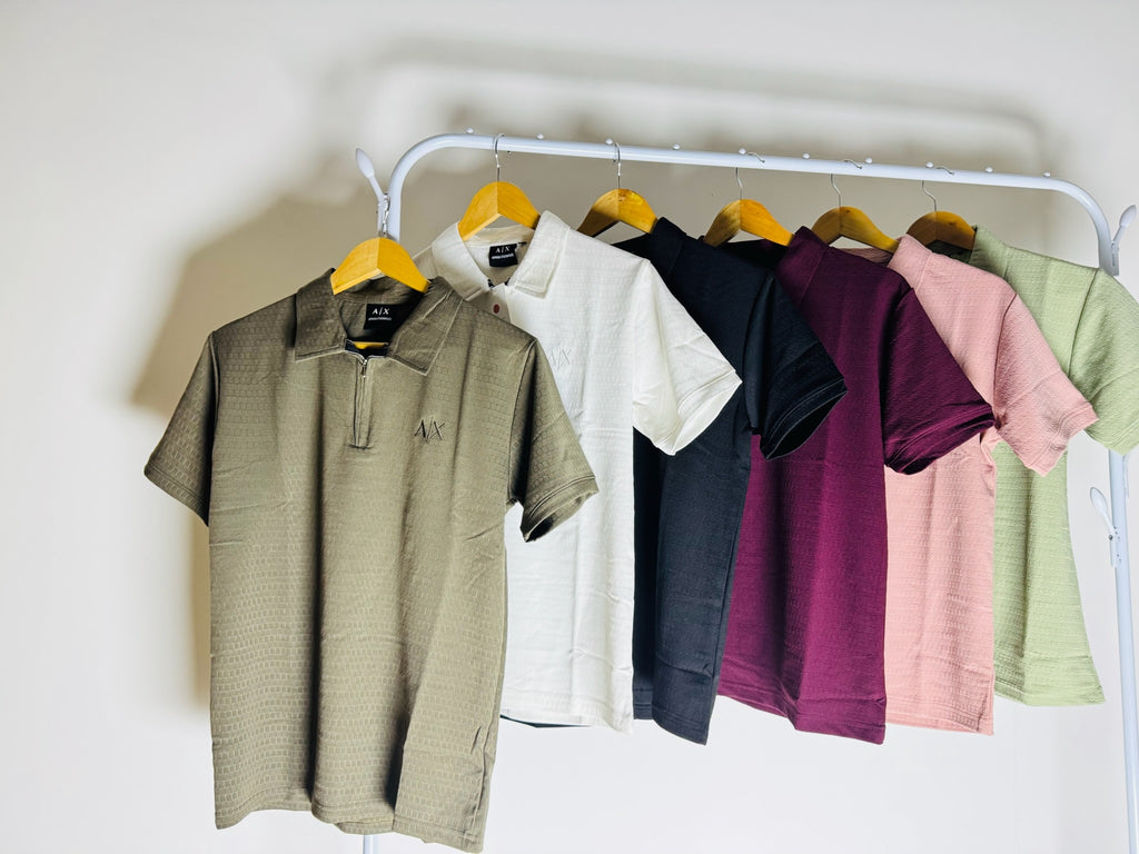 ARMNI 1777 ZIP TEE (SALE)