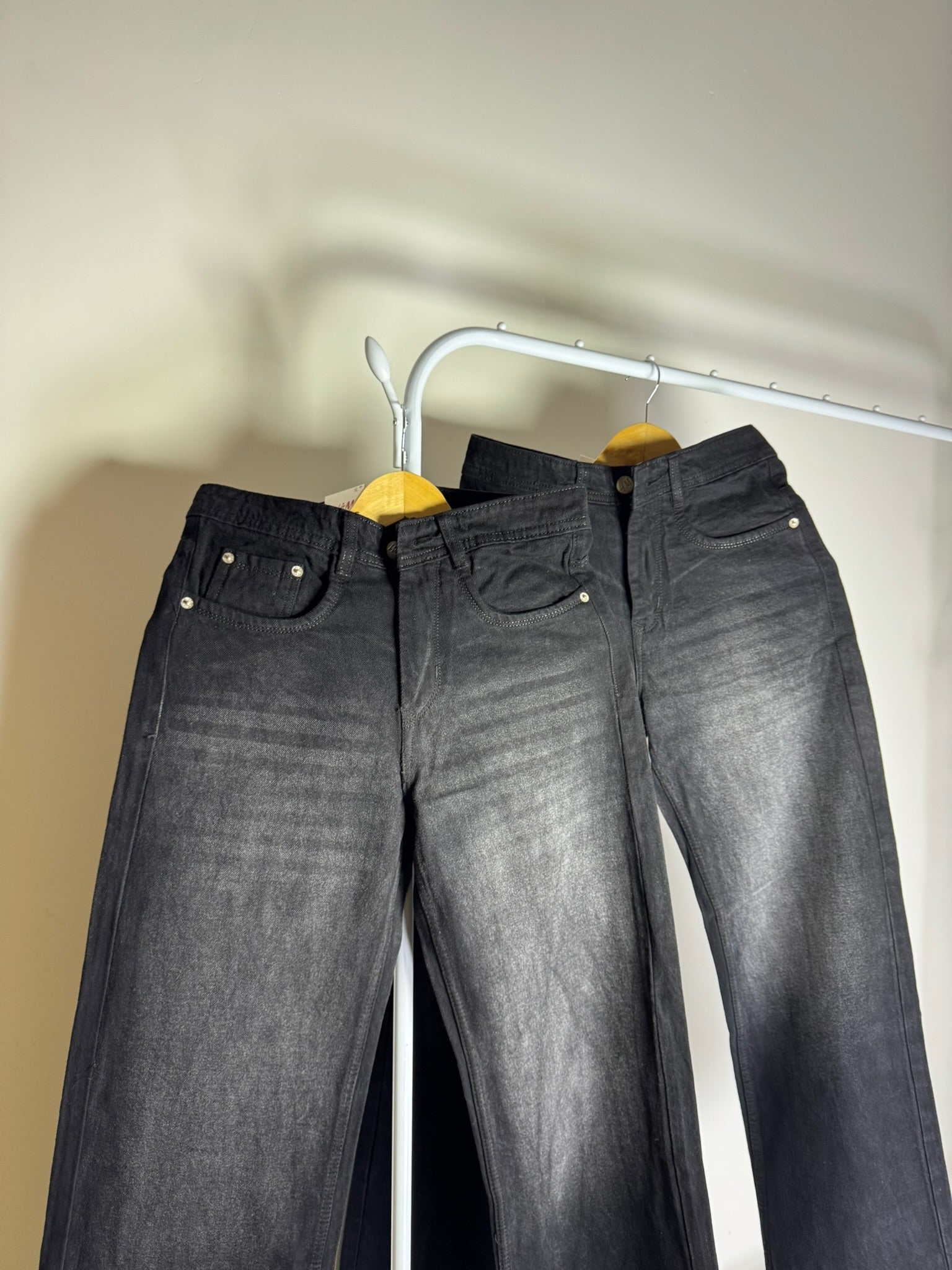 HM BLACK BAGGY JEANS 2101