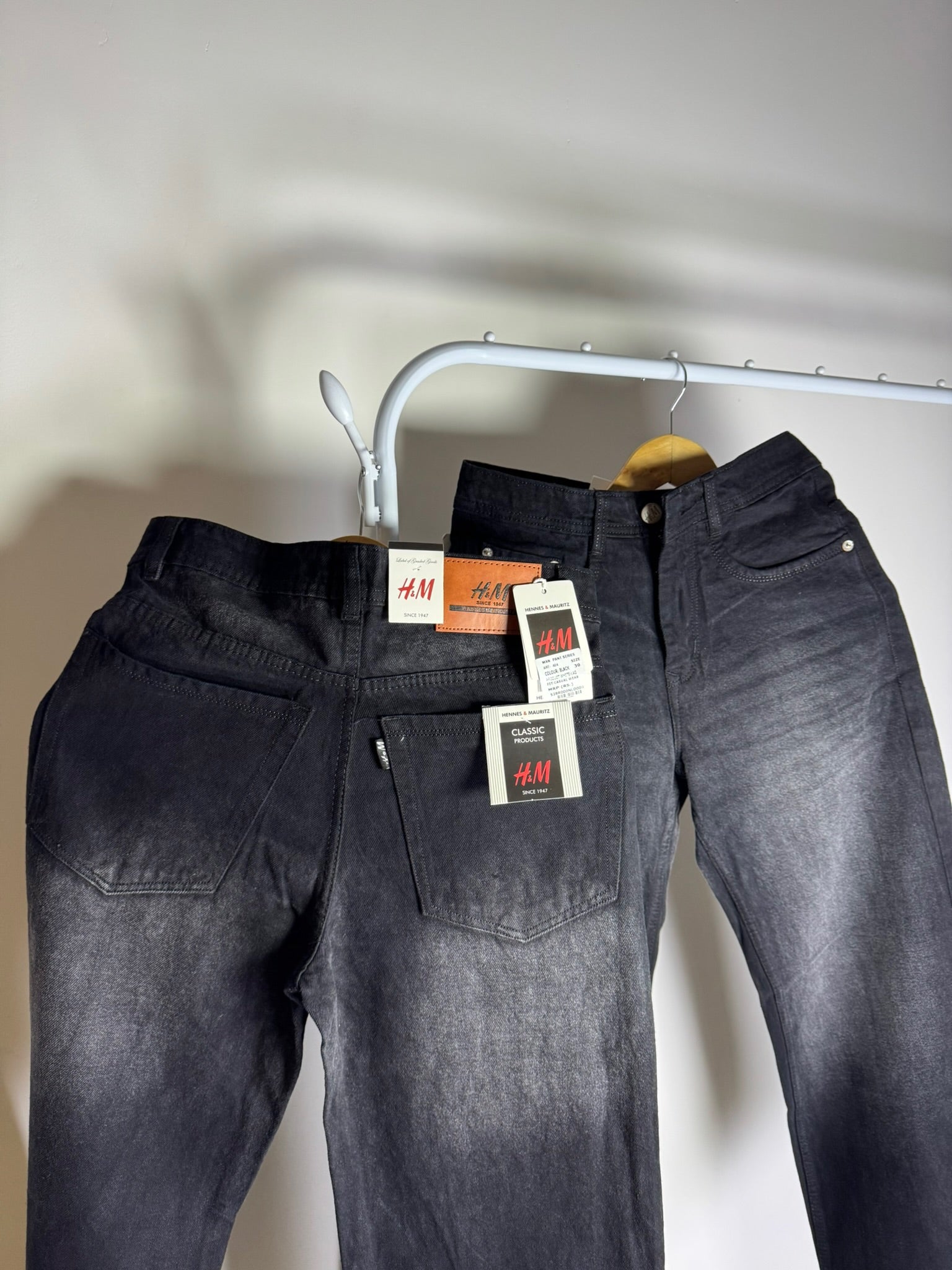 HM BLACK BAGGY JEANS 2101
