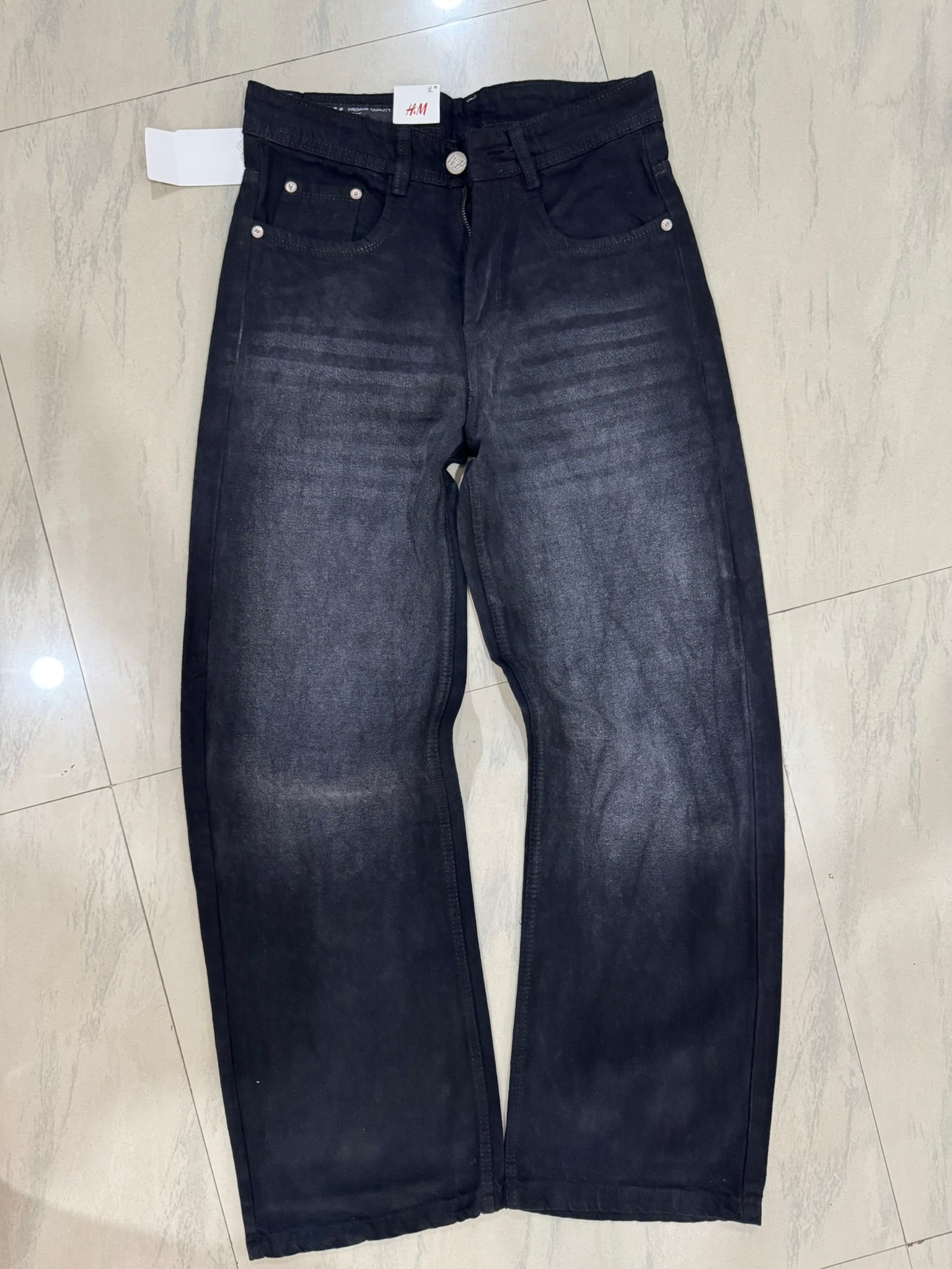 HM BLACK BAGGY JEANS 2101