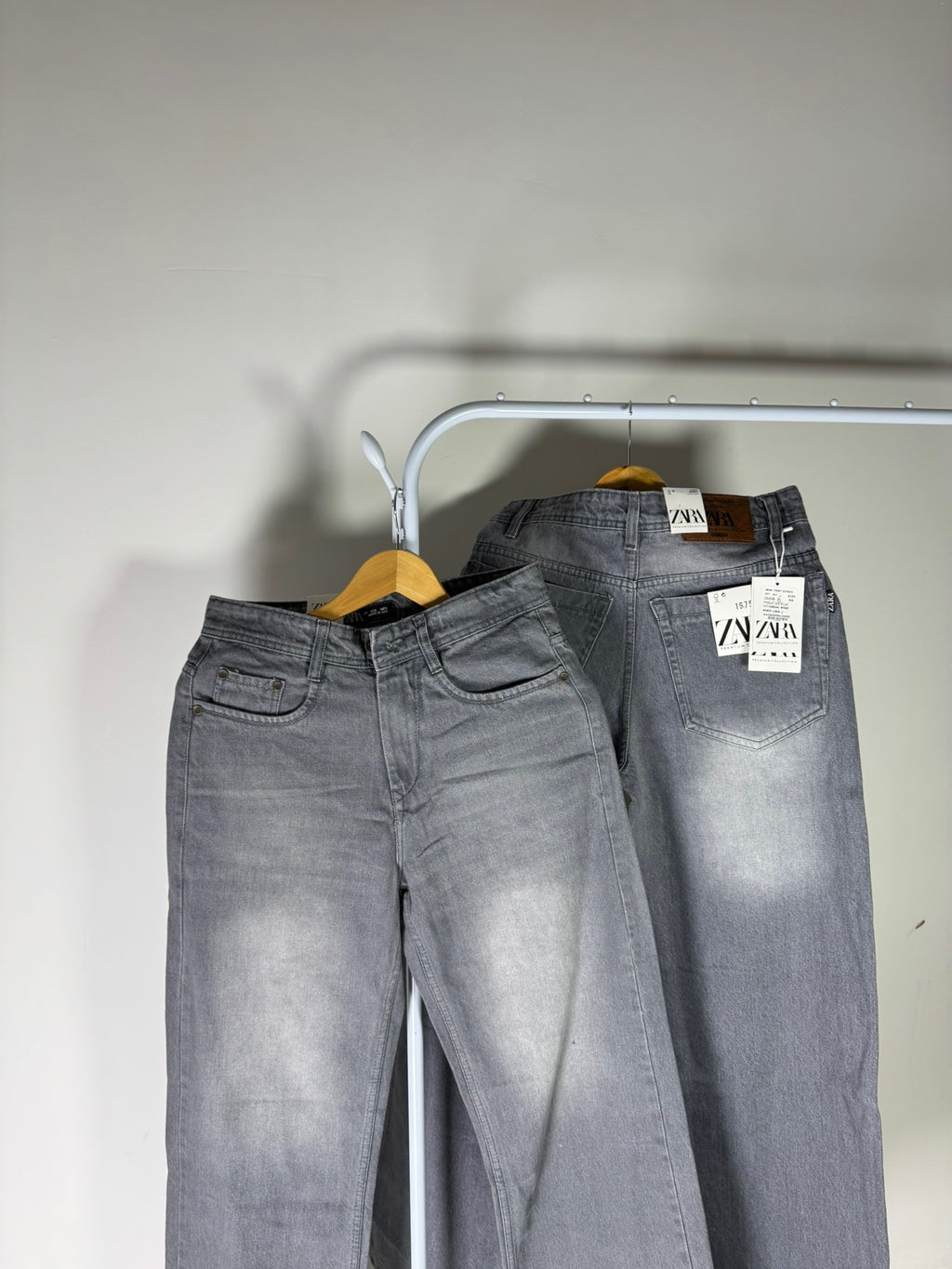 ZRA GREY BAGGY JEANS 2102