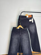 ZRA BLACK BAGGY JEANS 2104
