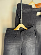 ZRA BLACK BAGGY JEANS 2104
