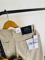 ZRA BEIGE BAGGY JEANS 2107