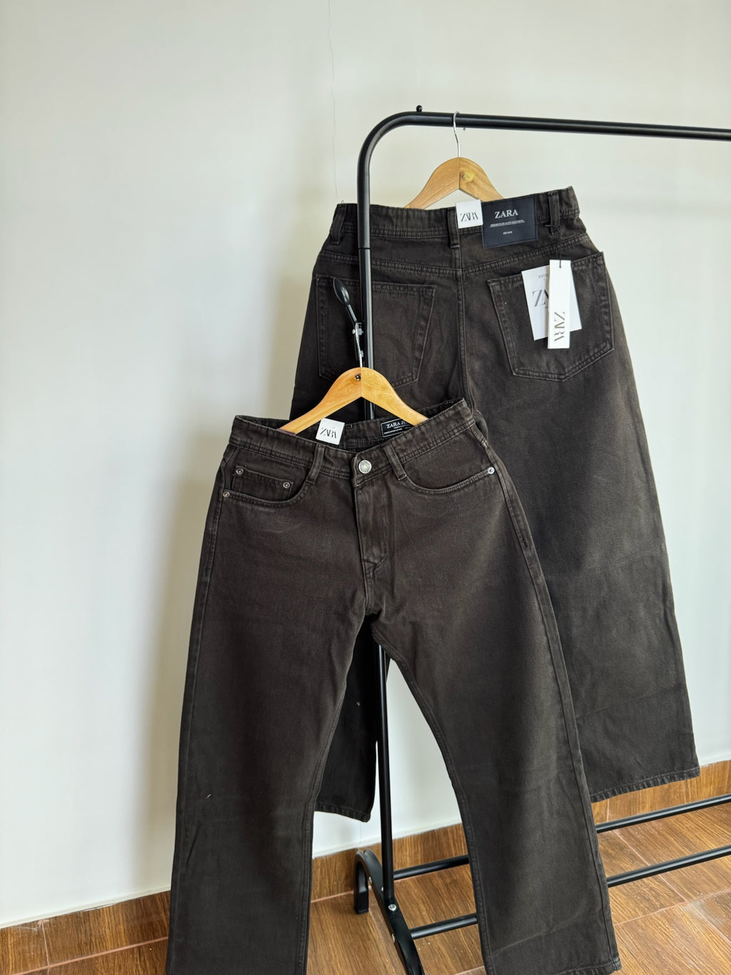 ZRA BROWN/CHOCOLATE BAGGY JEANS 2108