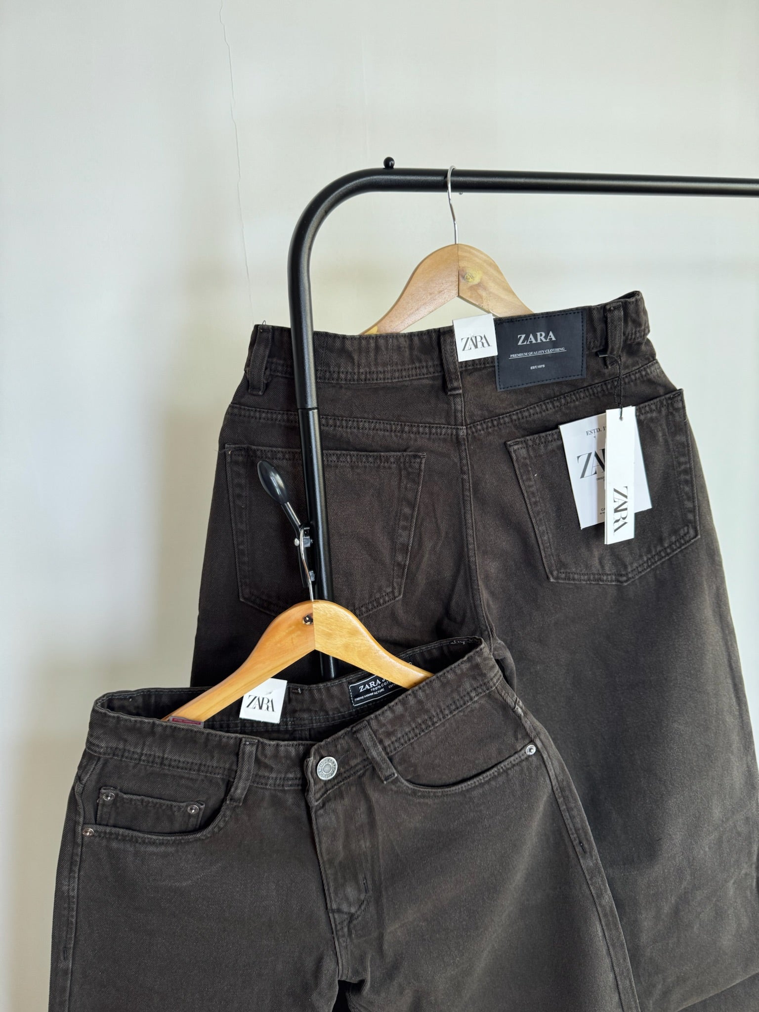 ZRA BROWN/CHOCOLATE BAGGY JEANS 2108