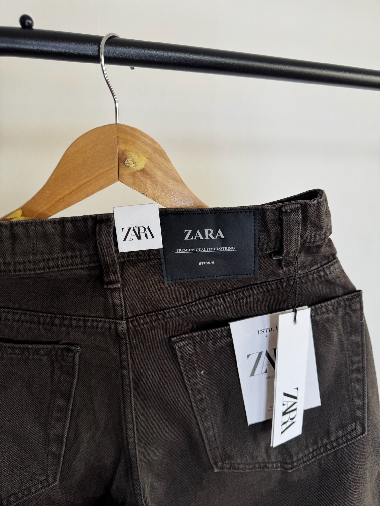 ZRA BROWN/CHOCOLATE BAGGY JEANS 2108