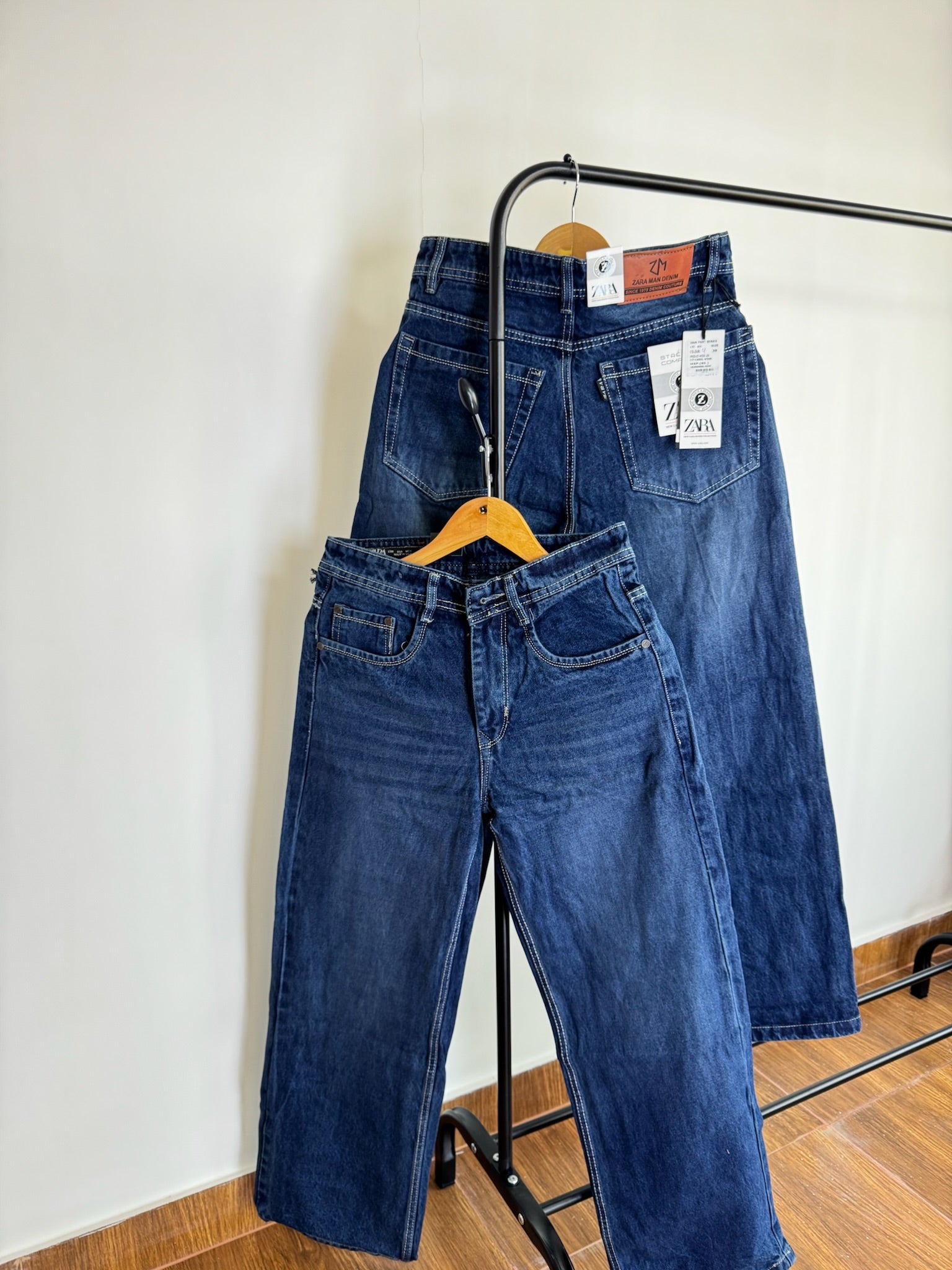ZRA DENIM BLUE BAGGY JEANS 2110