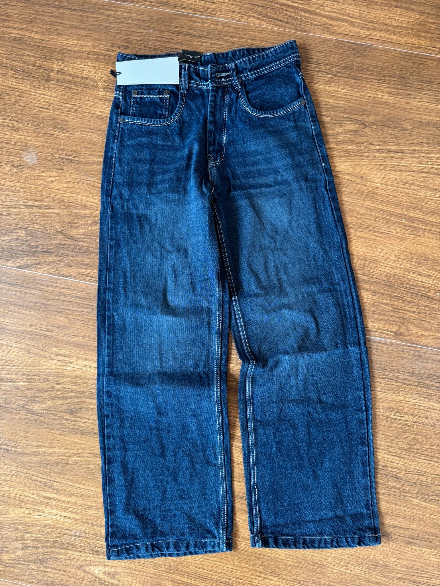 ZRA DENIM BLUE BAGGY JEANS 2110