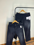 ARMNI BLACK BAGGY JEANS 2112