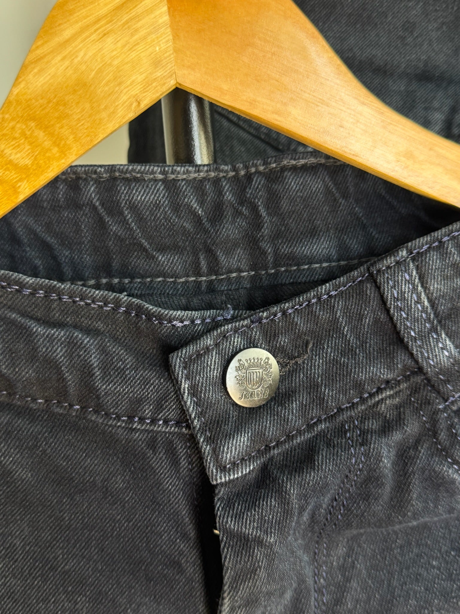 ARMNI BLACK BAGGY JEANS 2112
