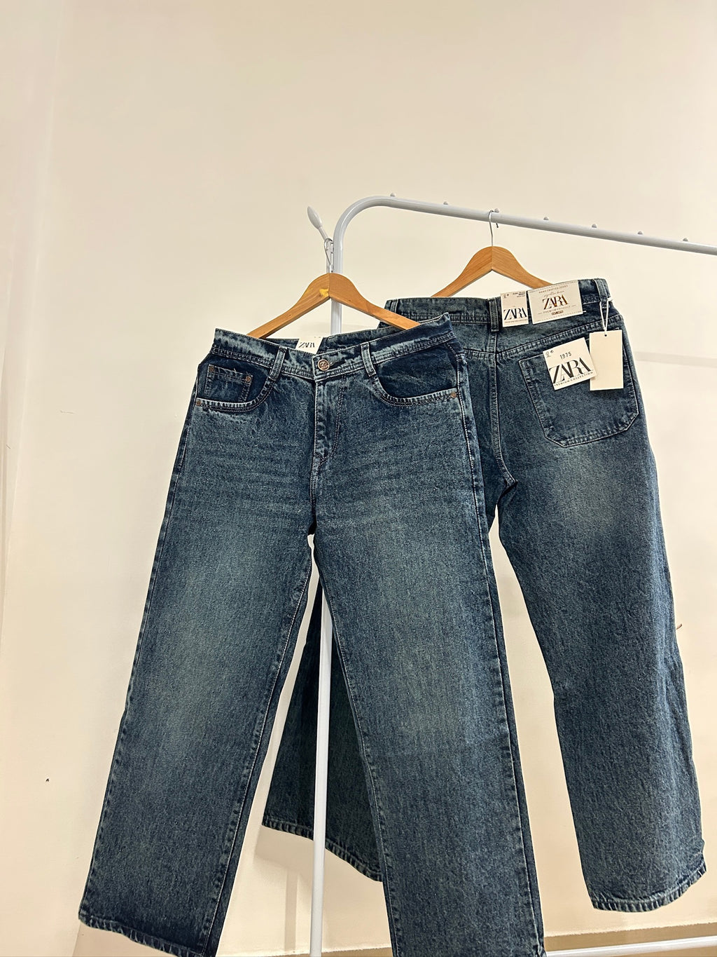 ZRA BLUE BAGGY FADED JEANS 2103