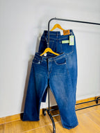 HM DENIM BLUE BAGGY JEANS 2114 (PREMIUM & STRETCHABLE)