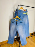 HM BAGGY JEANS SKY SOLID 2113 (PREMIUM & STRETCHABLE)