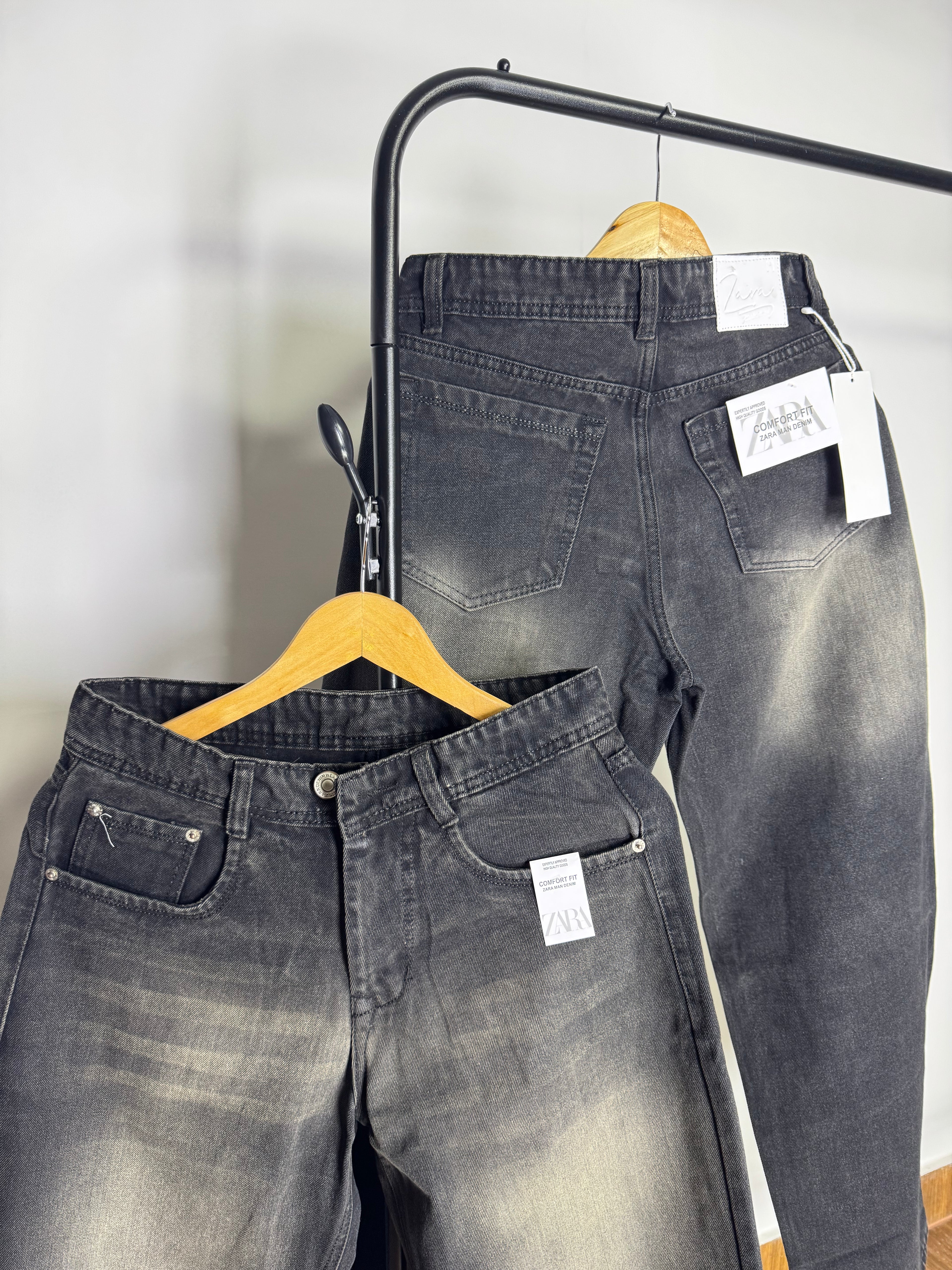ZRA BLACK FADED BAGGY JEANS 2115 (BROWN FADE)
