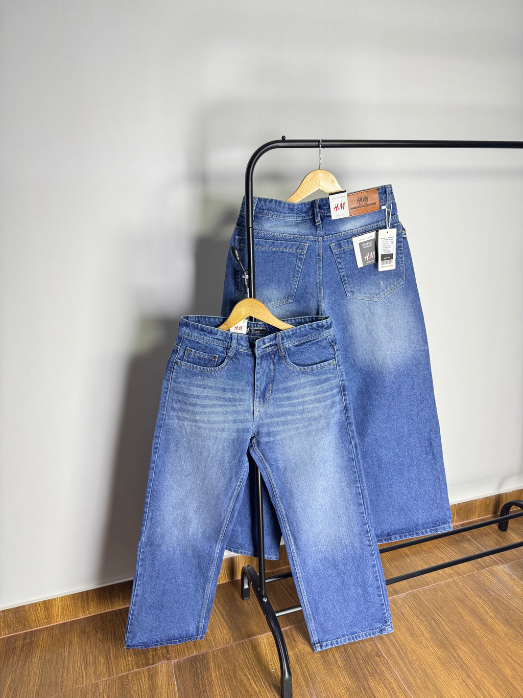 HM FADED SKY BAGGY JEANS 2116
