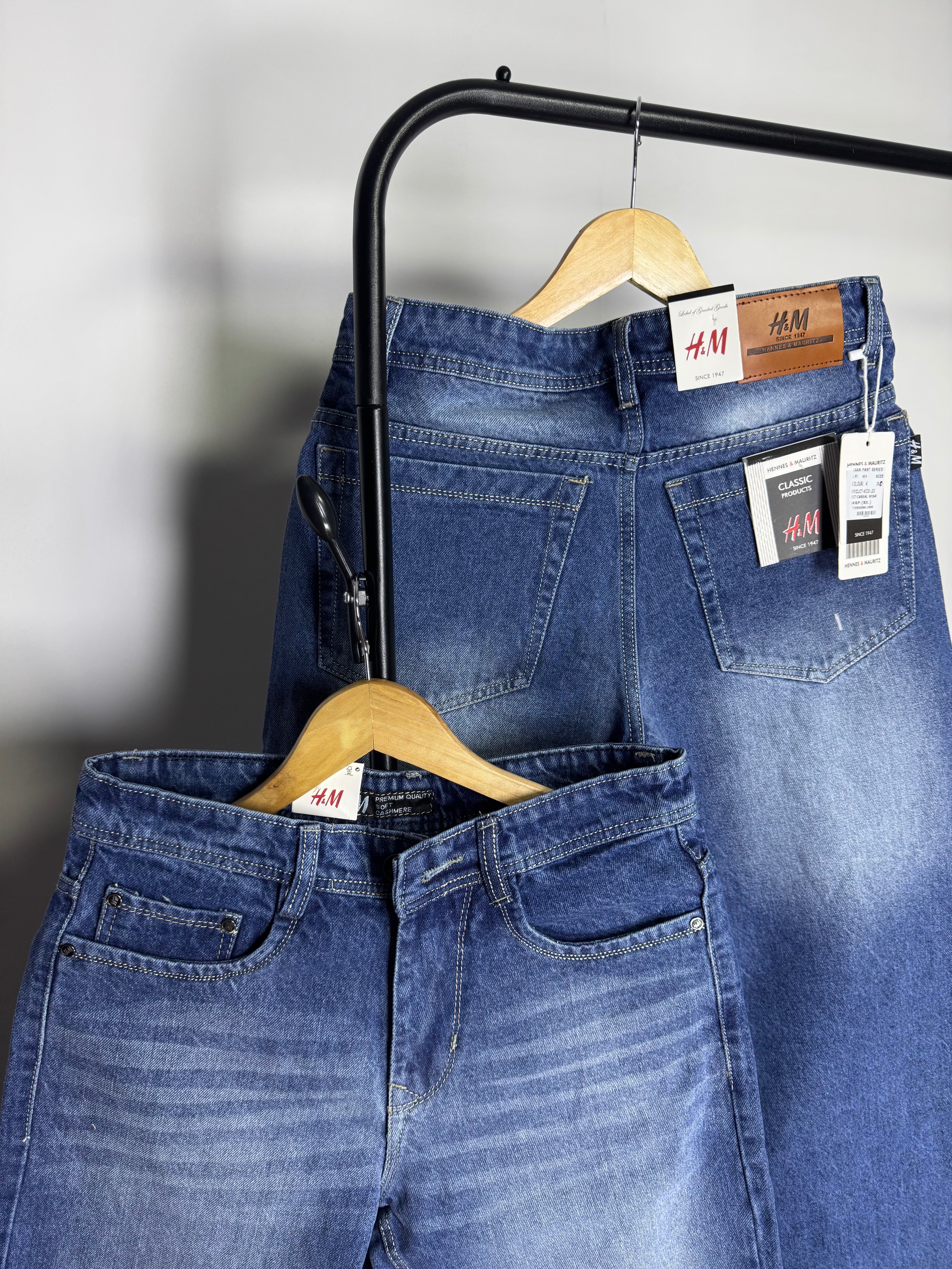 HM FADED SKY BAGGY JEANS 2116