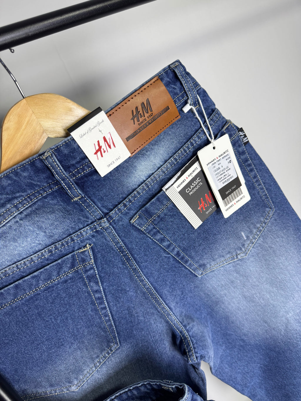 HM FADED SKY BAGGY JEANS 2116