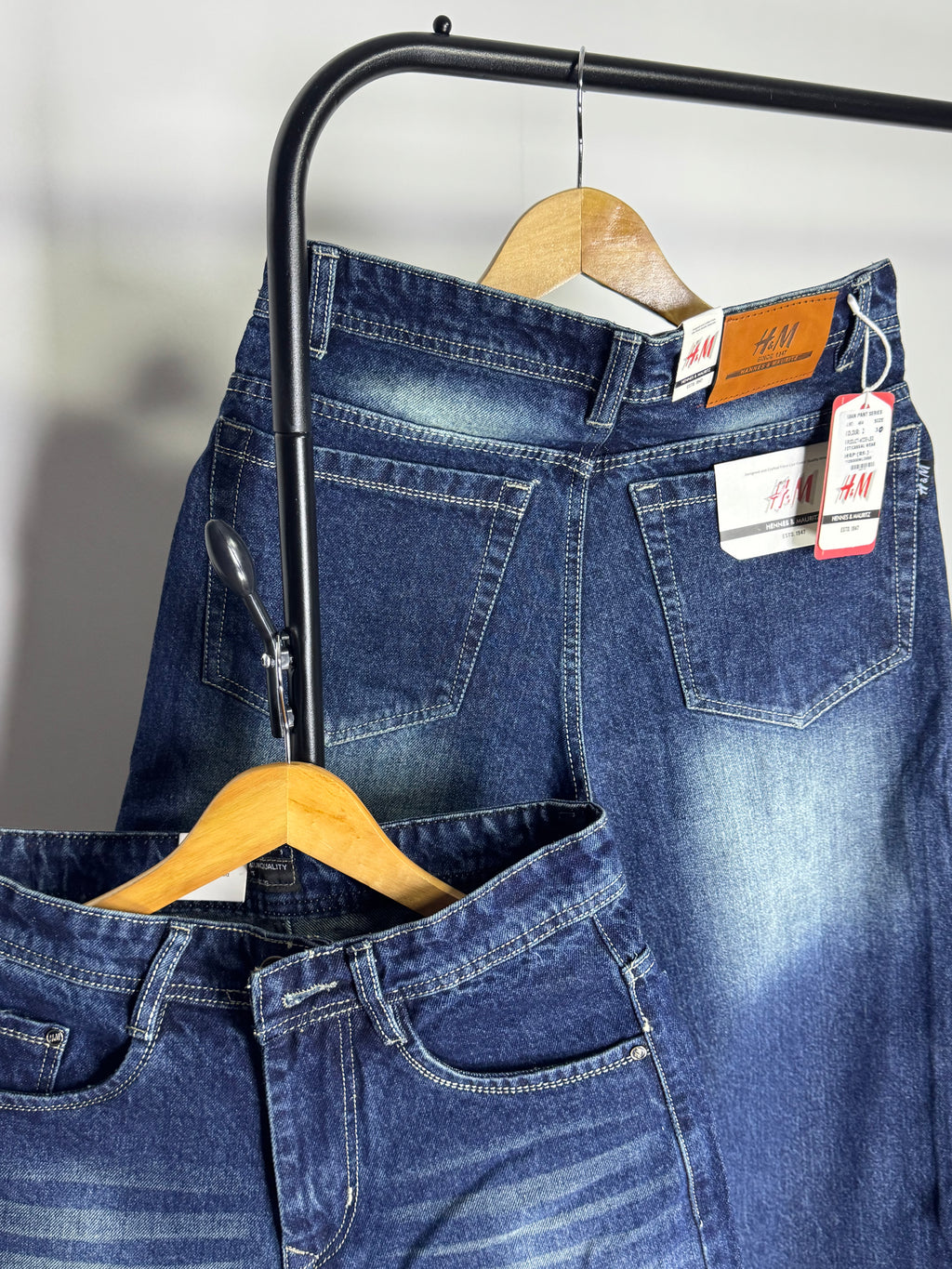 HM FADED BLUE BAGGY JEANS 2117