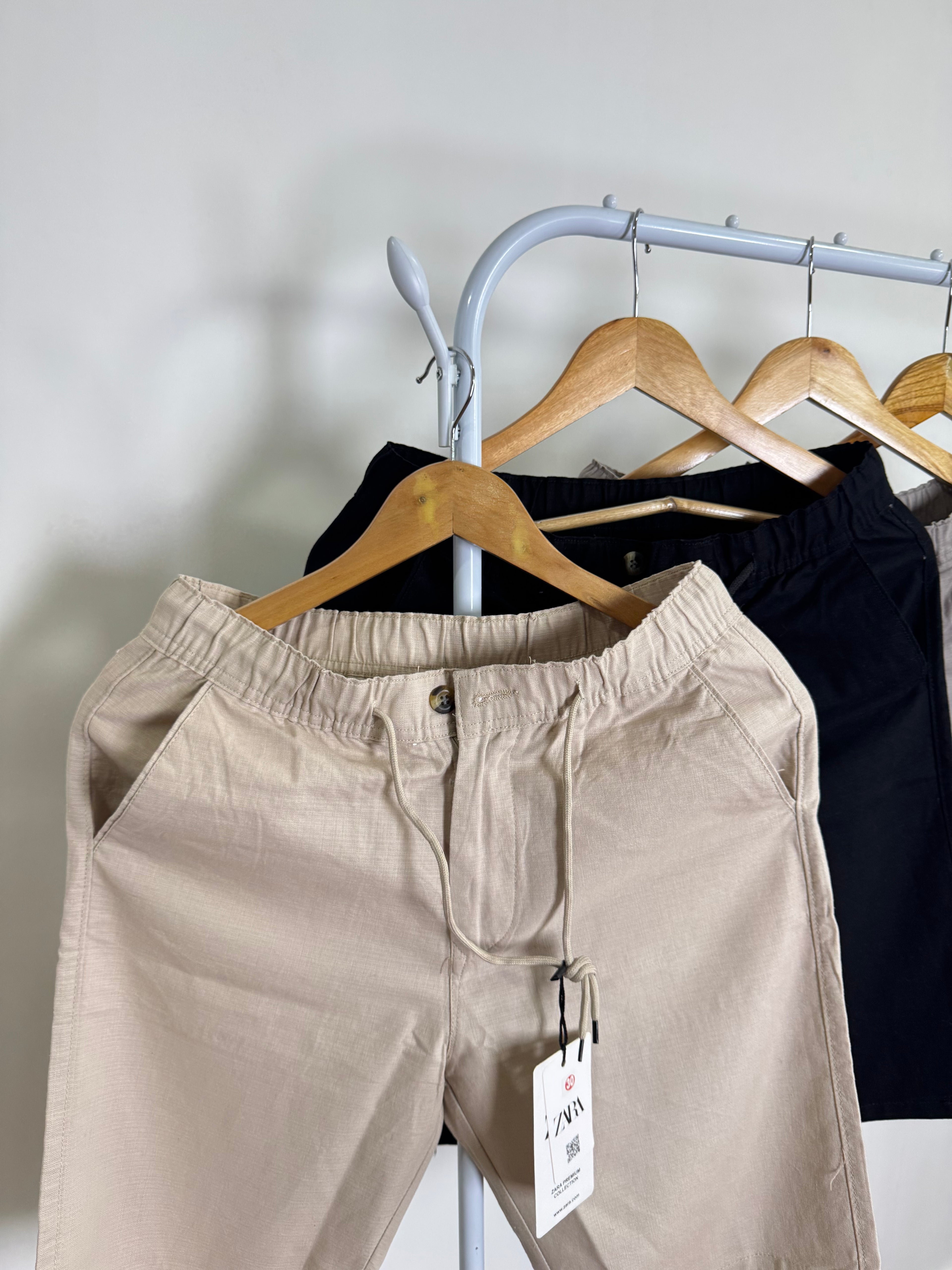 LINEN SHORTS 046