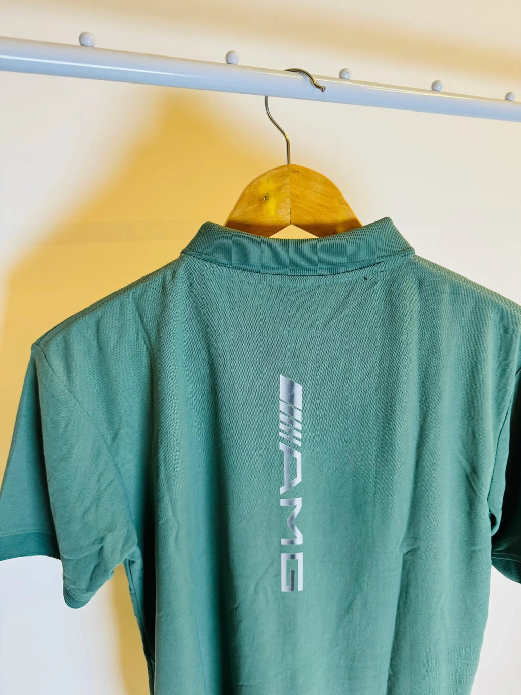 AMG MERC COLLAR TSHIRT - SEA GREEN