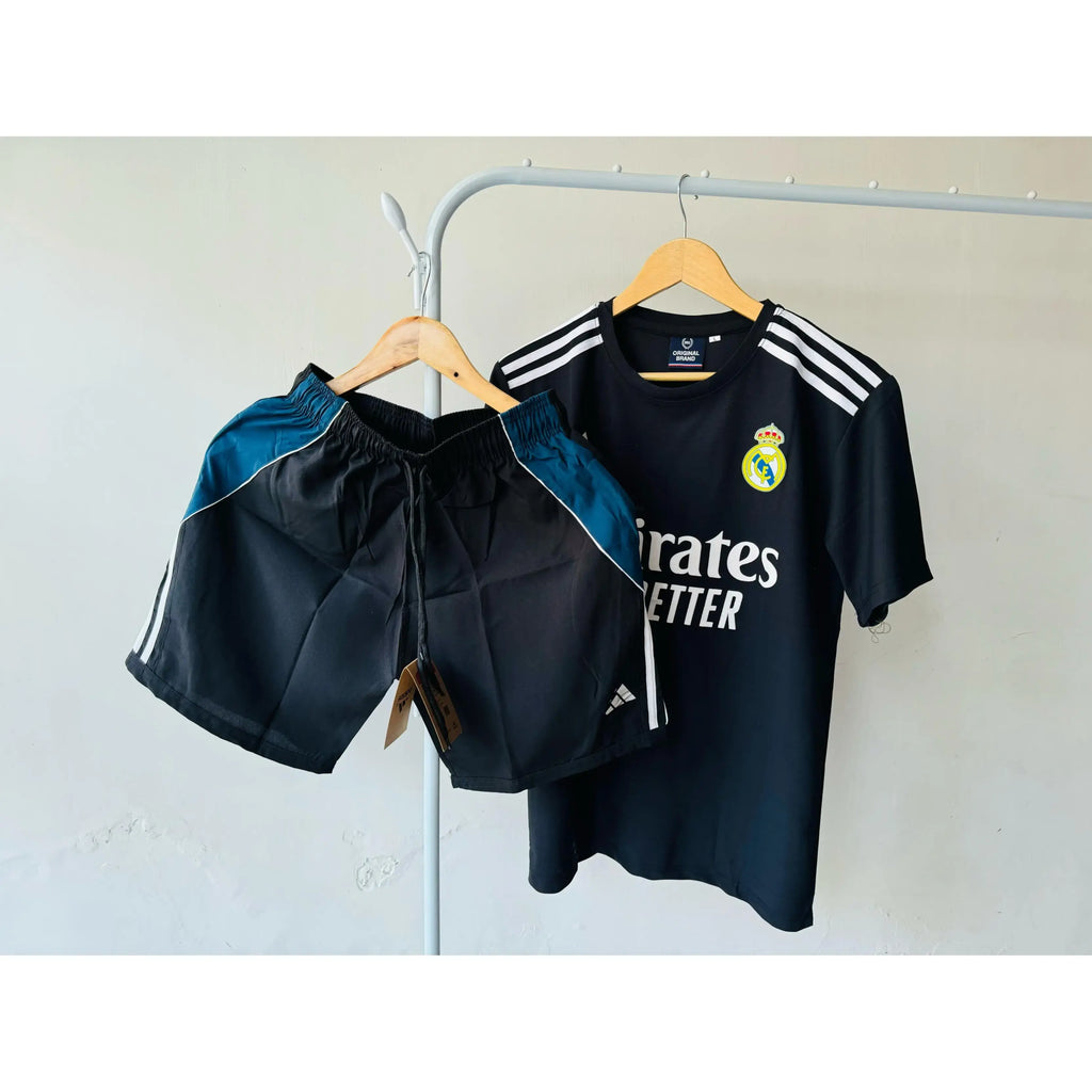 Emirtes Madrd Jersey Set - Black (SALE)