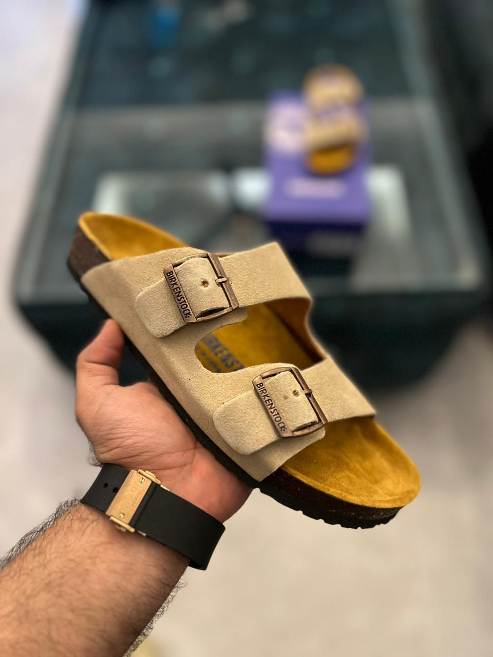 BRKNSTCK DUAL STRAP (BEIGE)