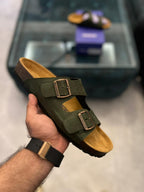 BRKNSTCK DUAL STRAP (MILITARY GREEN)