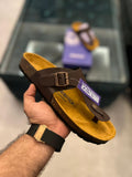 BRKNSTCK THUMB (LEATHER BROWN)