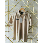 AMG MERC COLLAR TSHIRT - CREAM
