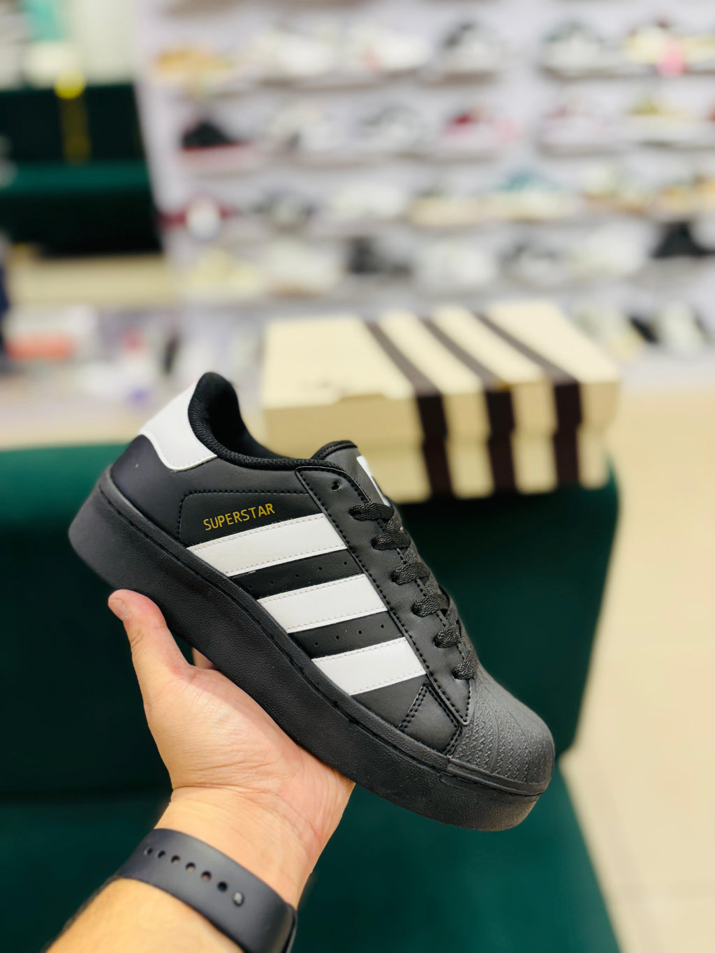 ADI SUPERSTR - BLACK