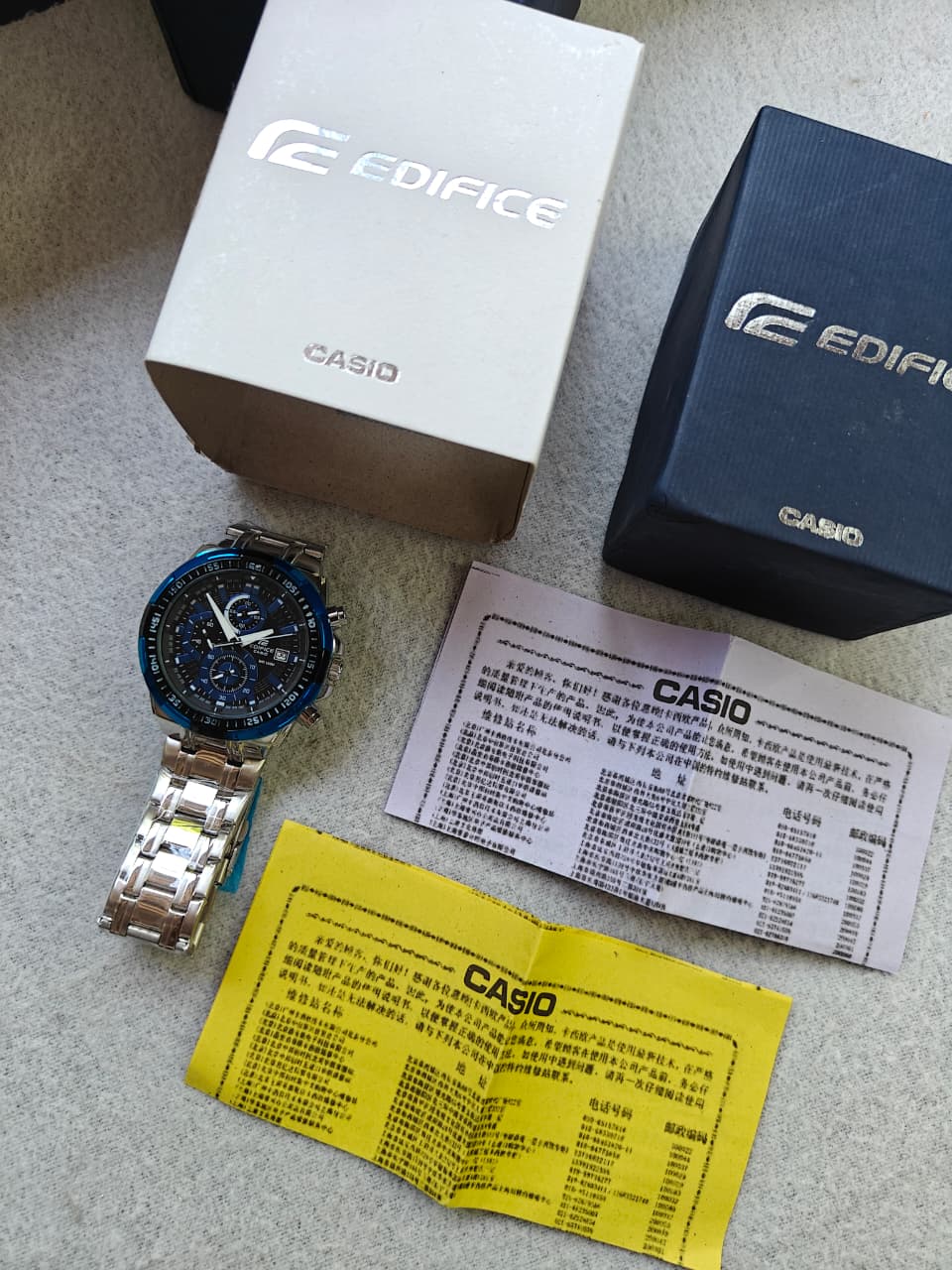 CSI0 EFR 539 WATCH - SILVER BLUE