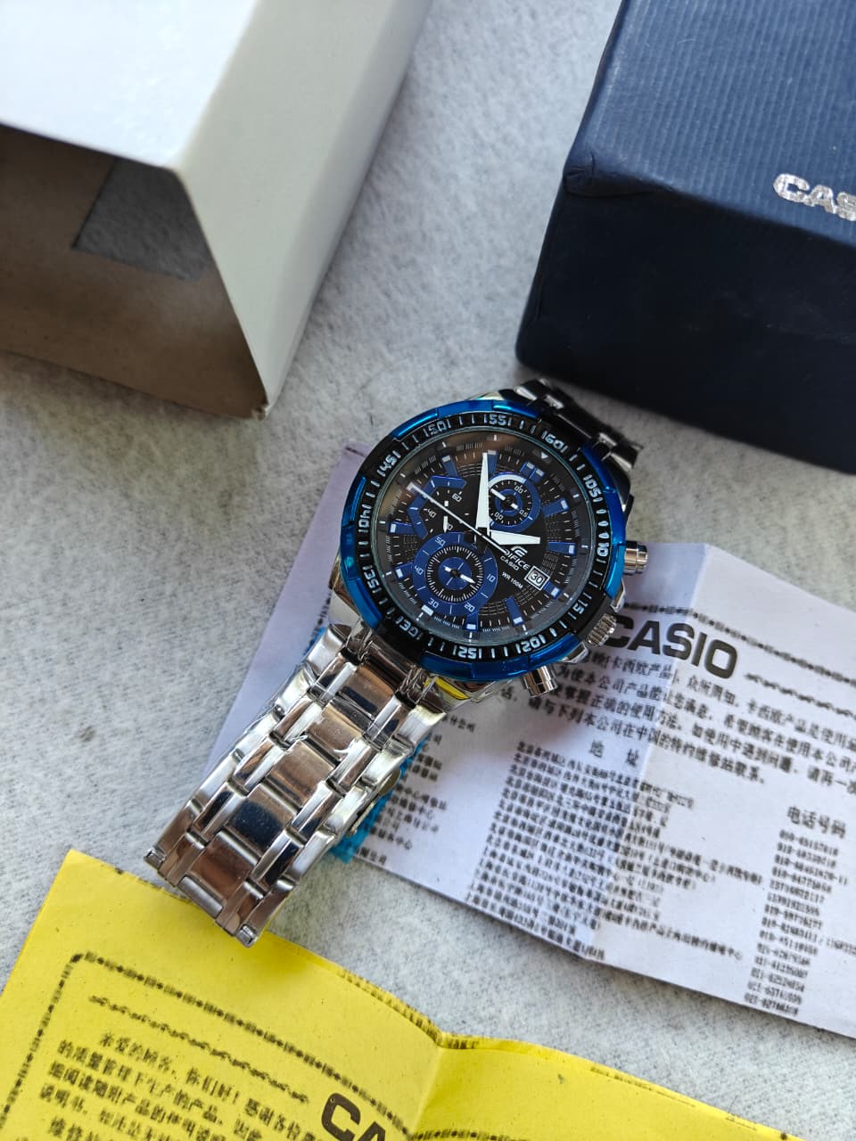 CSI0 EFR 539 WATCH - SILVER BLUE