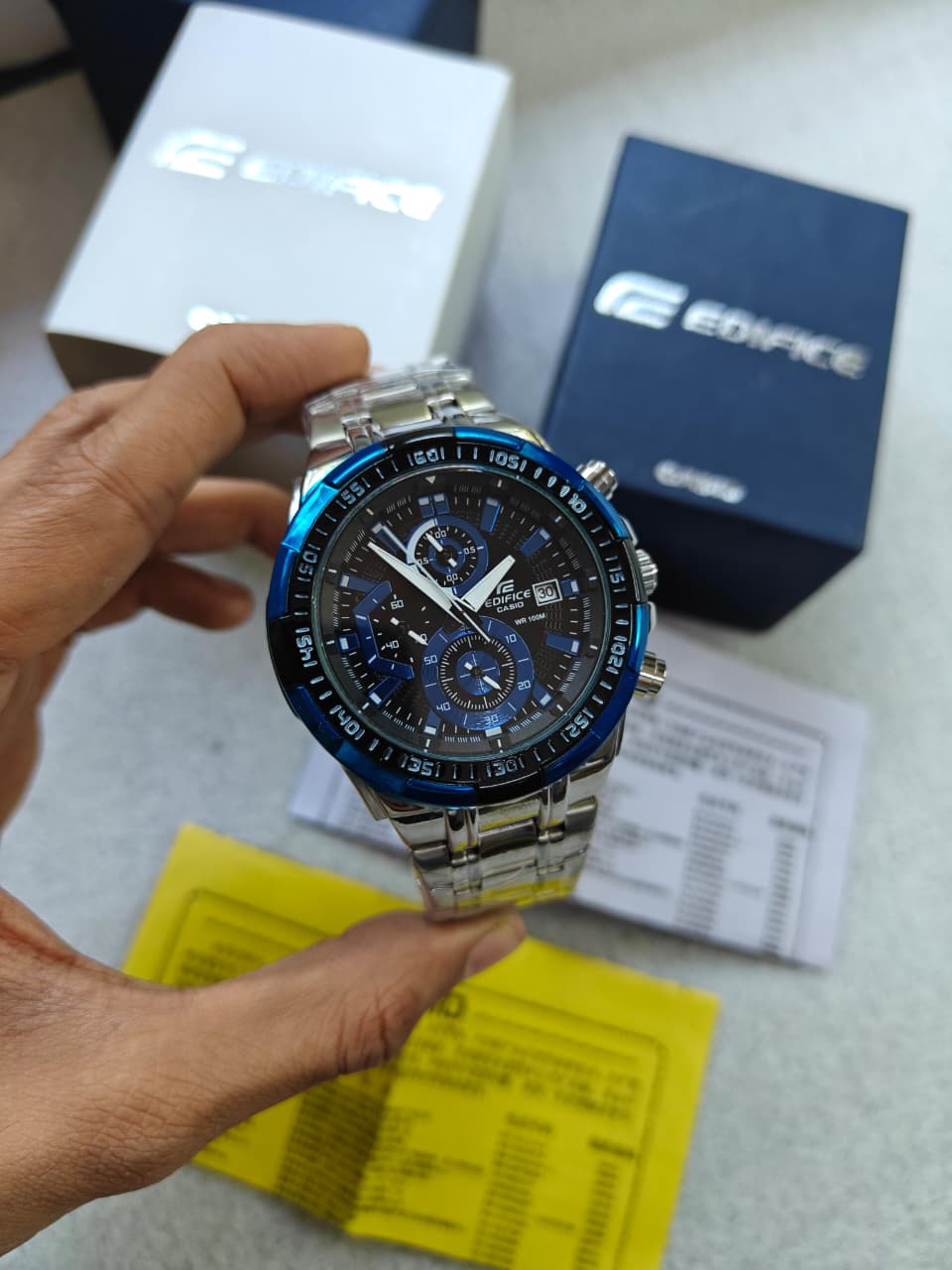 CSI0 EFR 539 WATCH - SILVER BLUE
