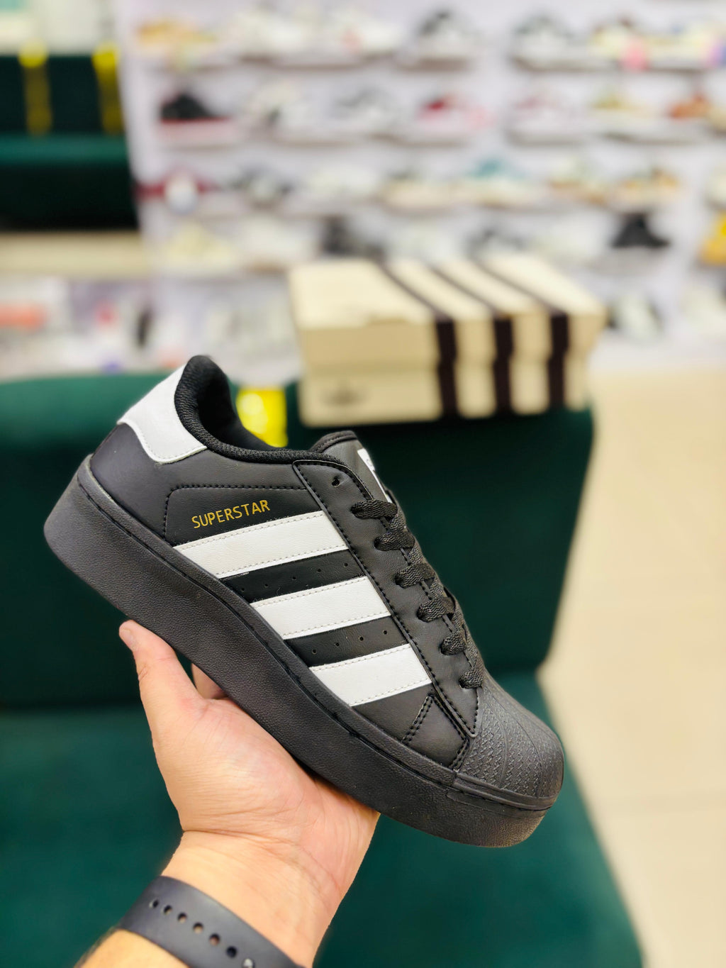 ADI SUPERSTR - BLACK